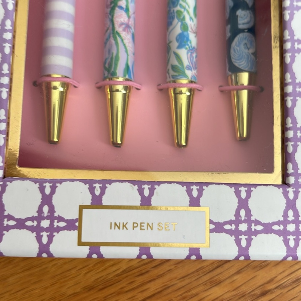 NEW Lilly Pulitzer Ink Pen Set - Picture 3 of 4